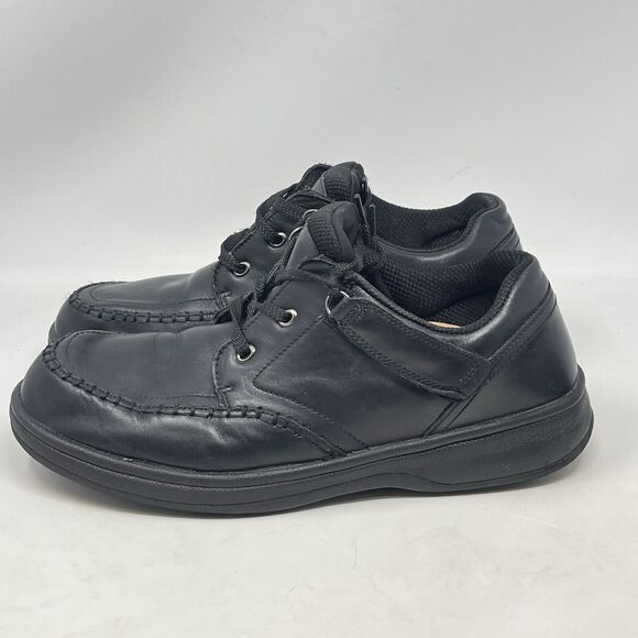 Orthofeet Jackson Tie-Less Shoes Mens 12 D Black Leather Lace Up Oxford Comfort main image 9